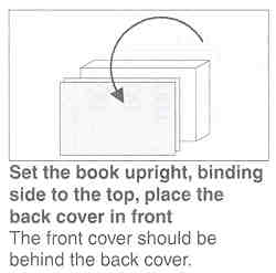 5.  Flip back cover.
