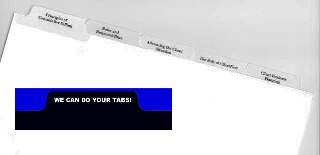 We can do your tabs.